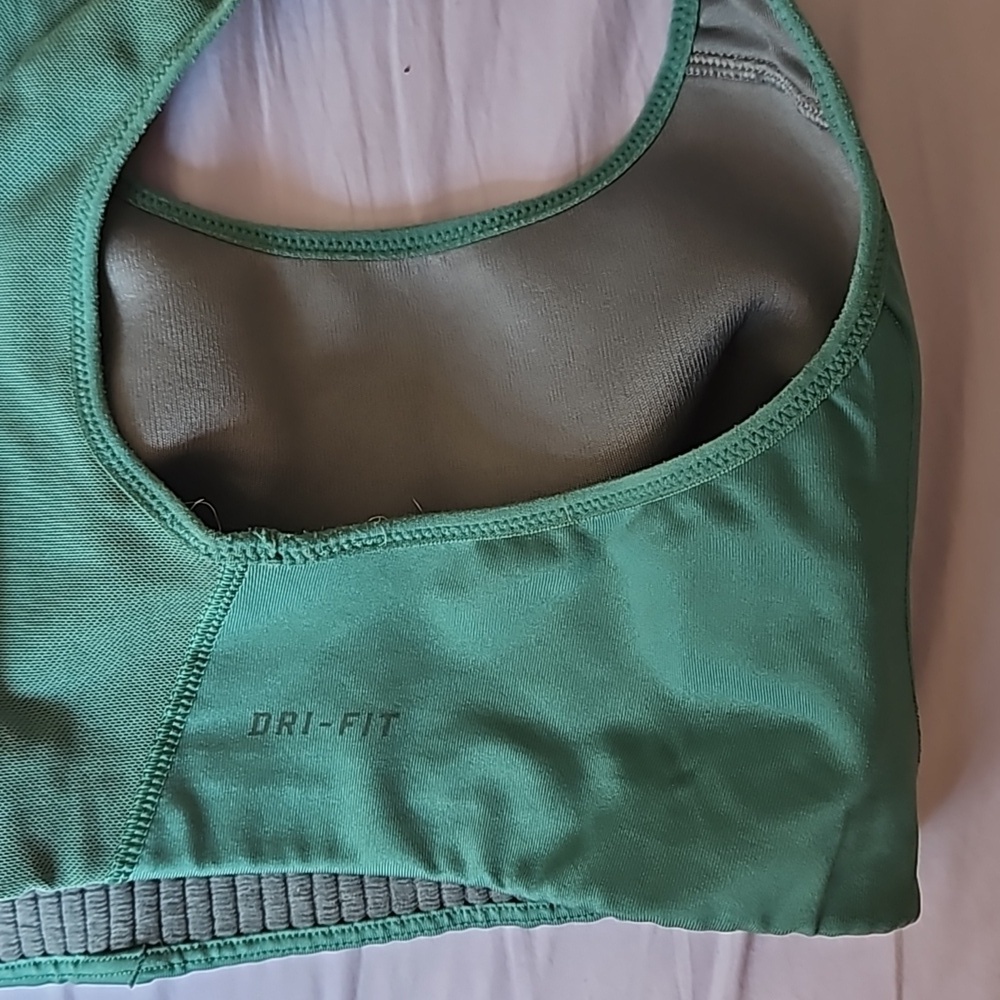 Nike Dri-fit sports bra, teal, size S - Picture 4 of 5
